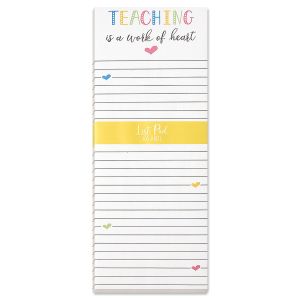 Teaching Heart Shopping List Pad