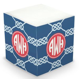 Knot Personalized Sticky Memo Cube