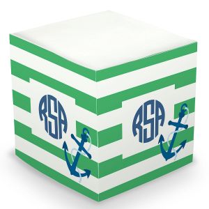 Anchor Personalized Sticky Memo Cube