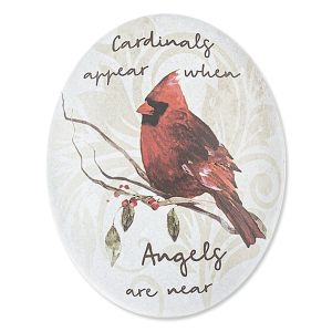 Cardinal Bereavement Memory Stone