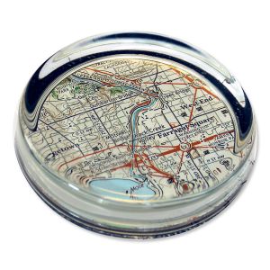 Hometown Personalized Map Paperweight