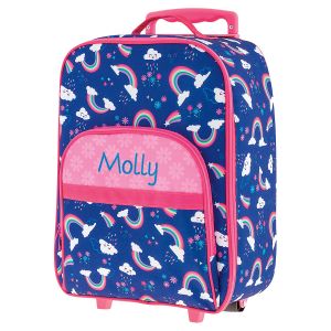 All-Over Rainbow 18" Personalized Rolling Luggage by Stephen Joseph®