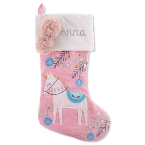 Personalized Embroidered Unicorn Stocking by Stephen Joseph®