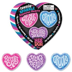 Teenie Sparkle Squeeze Hearts Nee Doh