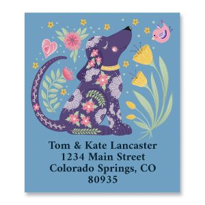 Daydreaming Pup Select Address Labels
