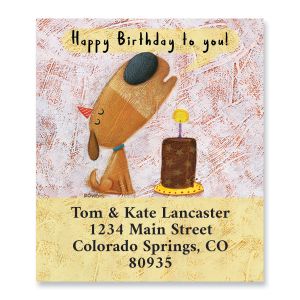 Happy Woofday Select Address Labels