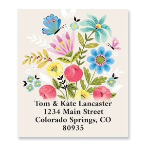 Soft Bouquet Select Address Labels