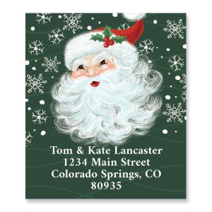 Holly Santa Select Address Labels