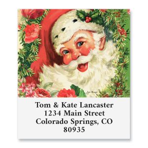 Jolly Santa Select Address Labels