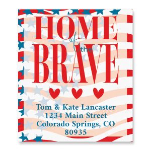 Home of the Brave Select Address Labels