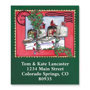 Holiday Mailbox Select Return Address Labels