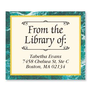 Green Marble Bookplates