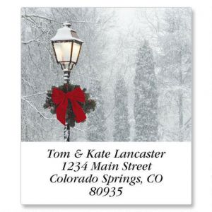 Snowy Holiday Select Address Labels