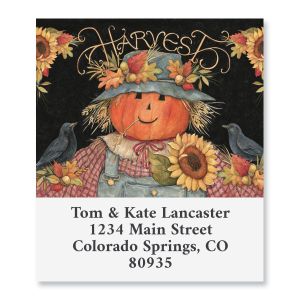 Harvest Scarecrow Select Address Labels