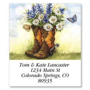 Country Boots Select Address Labels
