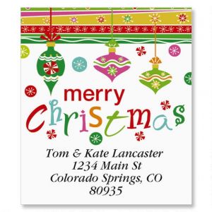 Merry Christmas Select Address Labels