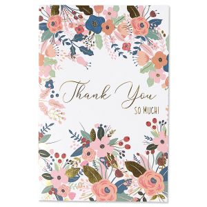 Elena Deluxe Thank You Note Cards