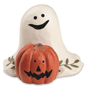 Ghost & Jack-o’-Lantern Figurine