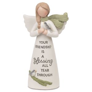 Friendship is a Blessing Angel Figurine