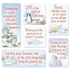 Artic Animal Christmas Magnets