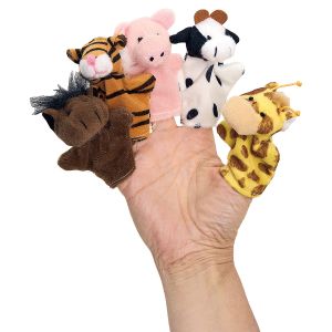 Jungle & Farm Friends Finger Puppet - BOGO