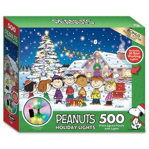 PEANUTS® Light-Up Christmas Puzzle