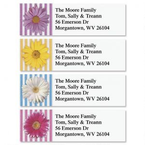 Daisy Classic Address Labels  (4 Designs)