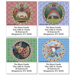 Seasonal Angels by Jim Shore Select Address Labels  (4 Designs)