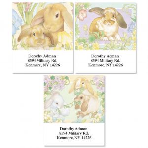 Lovely Bunnies Select Address Labels  (3 Designs)