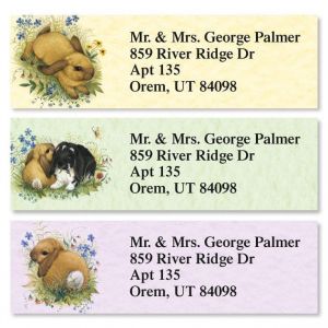 Lovely Bunny Classic Address Labels  (3 Designs)