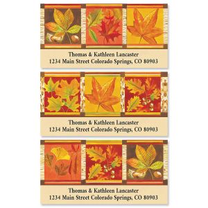 Fall Leaves Deluxe Address Labels (3 Designs)