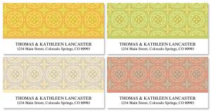Italian Tile Deluxe Address Labels (4 Designs)