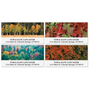 Autumn Colors Deluxe Address Labels (24 Designs)