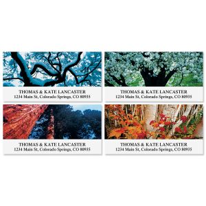Seasons Of Trees Deluxe Address Labels  (12 designs)