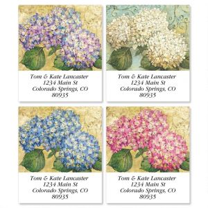 Hydrangea Garden Select Address Labels  (4 designs)