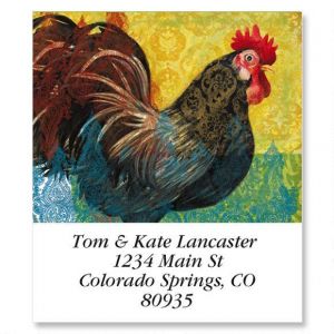 A Year Of Roosters Select Address Labels  (12 designs)
