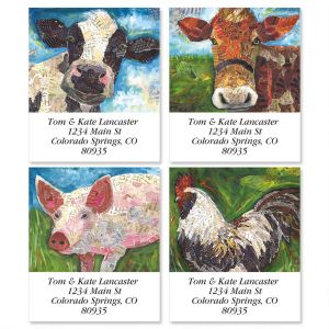 At the Farm Select Address Labels  (4 Designs)