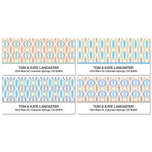 Ikat Address Labels  (4 designs)