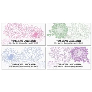 Flora Deluxe Address Labels  (4 designs)