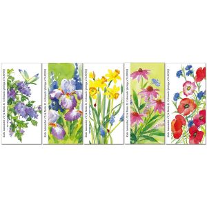 Floral Color Oversized Address Labels  (5 Designs)