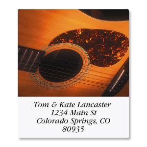 Guitars Select Address Labels  (12 Designs)