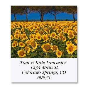 Sunny Sunflowers Select Address Labels  (6 Designs)