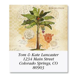Palm Trees and Pineapples Select Address Labels  (6 Designs)