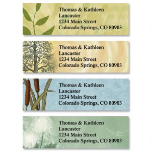Textures Classic Address Labels  (4 Designs)