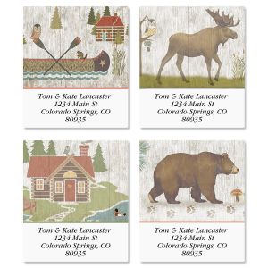 Woodland Lodge Select Address Labels  (4 Designs)