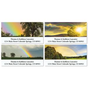 Country Rainbows Deluxe Address Labels