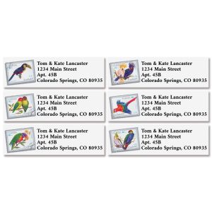 Bright Birds Classic Address Labels (6 Designs)