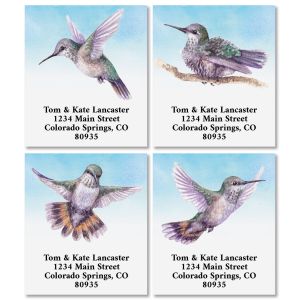 Sweet Hummingbirds Select Address Labels (4 Designs)