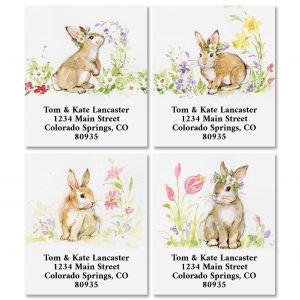 Brown Bunny Select Address Labels (4 Designs)