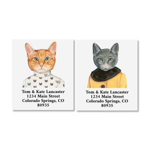 Cat Portrait Select Address Labels (2 Designs)